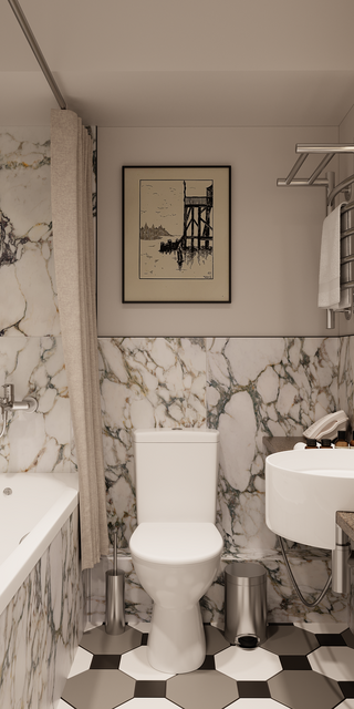 Гостиница Октябрьская Екатеринбург Улучшенный двухместный номер Делюкс с 1 кроватью или 2 отдельными кроватями-3